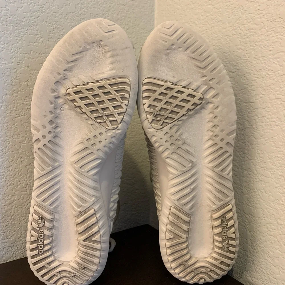 Adidas Tubular Shadow 3D Beige Sneakers BB8820 Ruffled Shoe Men’s Size 10